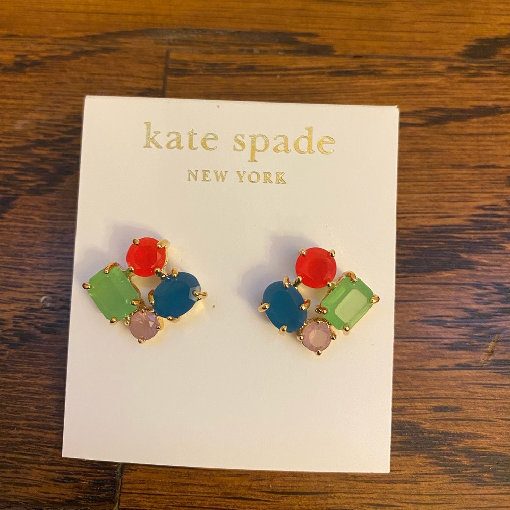 Kate Spade Multicolor Cluster Stud Earrings